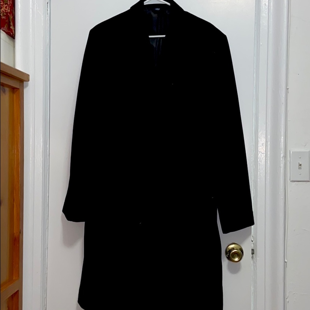 Long black trench coat. Men’s ! Size 44R